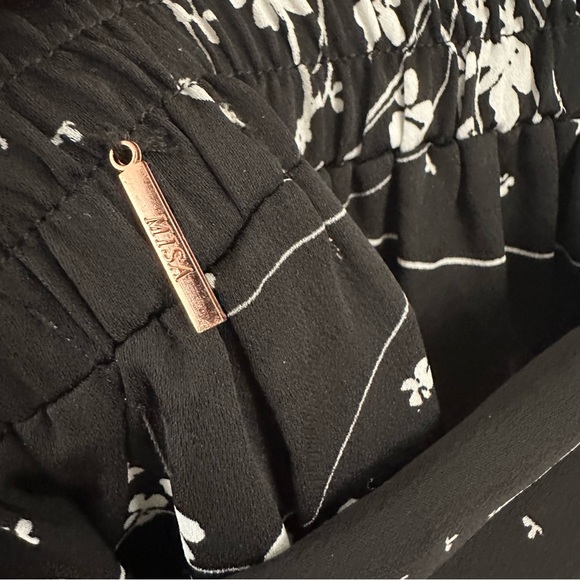 Misa Los Angeles Aliya Black Floral Pants - Picture 4 of 9